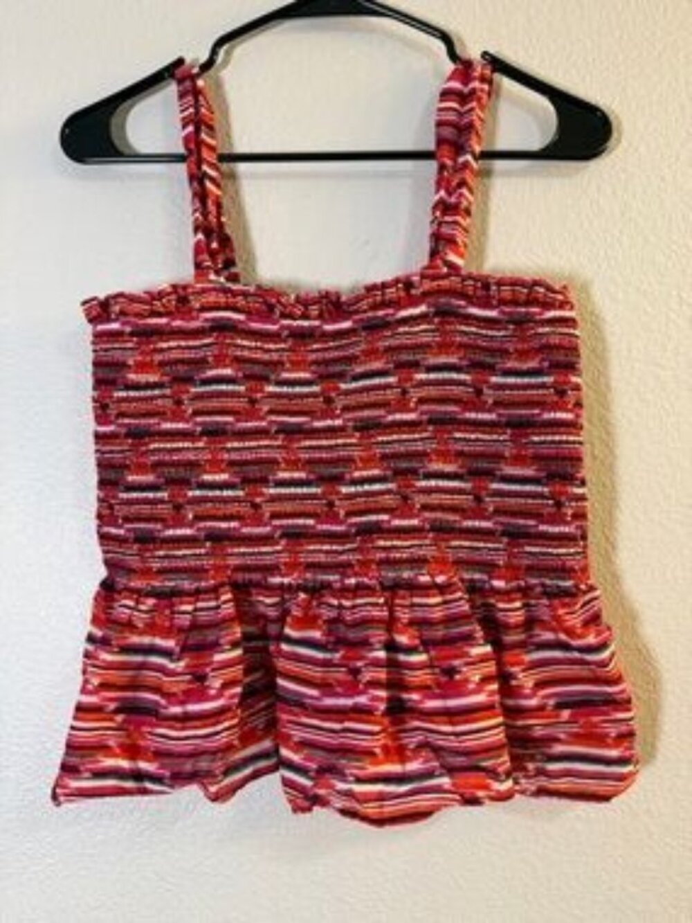 Tank Top in Red, Pink & Orange